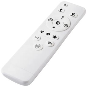 Plafonieră LED cu ventilator GEMMA LED/37W/230V alb + telecomandă