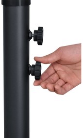 Jusky Umbrela de soare LED Brazilia Ø 3.0m - crem