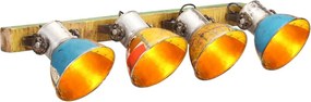 vidaXL Lampă de perete industrială, multicolor, 90x25 cm E27
