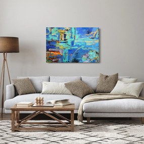 Tablou - pictură abstractă în ulei (90x60 cm)