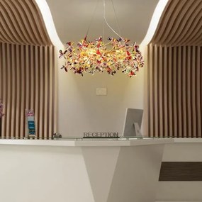 Lustră de cristal pe cablu 16xG9/40W/230V colorat