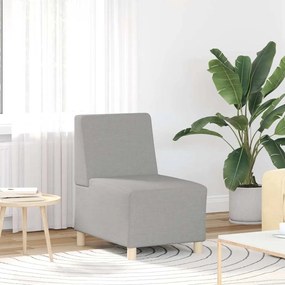 vidaXL Canapea Scaun fără brațe Cloud Gri 55 cm Tesatura