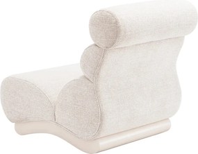 Fotoliu confortabil design LUX Congreso, Lyssa off-white