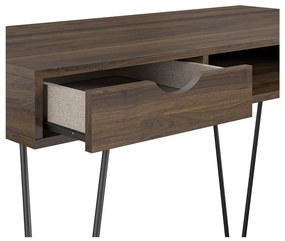 Birou cu aspect de lemn de nuc 49x104 cm Concord – Novogratz