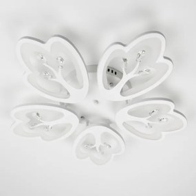 Lustră LED dimabilă aplicată Brilagi TWIST LED/80W/230V 3000-6500K alb + telecomandă