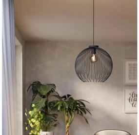 Lustră pe cablu Eglo 901002 VENEZUELA 1xE27/40W/230V negru