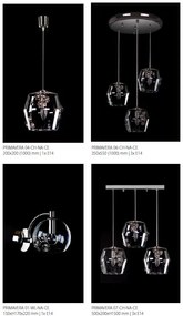 Lustra, Pendul design LUX decorativ PRIMAVERA 01-CH