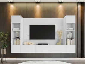 Mobilier living Coprea I (Alb + Marmură Alb) . 1104548