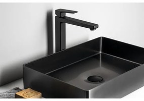 Sapho - Baterie lavoar TURSI, 28 cm, negru mat