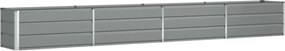 vidaXL Jardinieră Gri deschis 480 x 50 x 45 cm Oțel Galvanizat