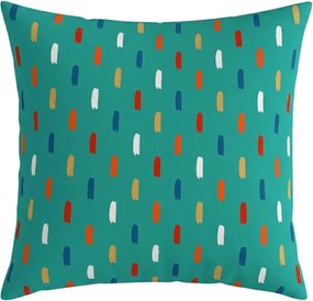 Husa pentru perna din microfibra LUNIRA 45x45 cm, turcoaz
