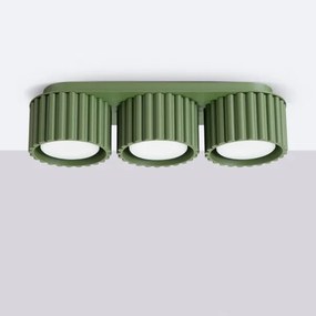 Sollux SL.2631 - Corp de iluminat tip spot AURA 3xGX53/10W/230V verde