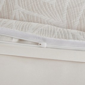 Lenjerie de pat din jacard Florida bej, 140 x 200cm, 70 x 90 cm