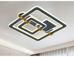 Plafonieră LED dimabilă, 140 W, 230 V, 3000–6500 K, cu telecomandă