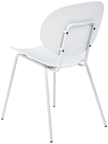 Set 2 buc scaune de sufragerie Sarrah (alb) . 1075890