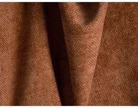 Colțar teracotă cu tapițerie din chenille (cu colț pe partea stângă/în formă de "U") Treno – Cosmopolitan Design