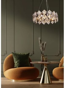 Lustră pe cablu Zuma Line 9864-500 TIARA 6xE14/40W/230V auriu