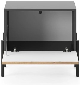 Noptieră Lamellito L4  (negru + stejar). 1098821