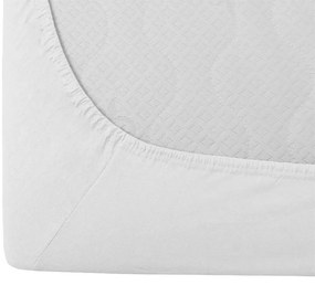 Cearsaf Jersey cu elastic 180 x 200 cm alb
