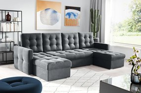 Coltar Type 105 U, 4 locuri, extensibil, 295 cm x 140 cm