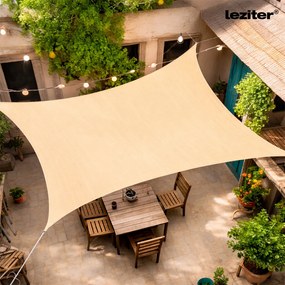 Rana Sun sail dreptunghiular 4x5 m bej