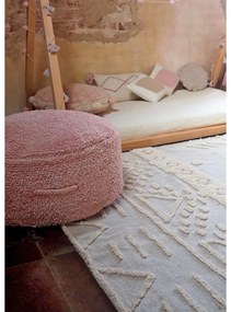 Covor alb lavabil/țesut manual din bumbac 140x200 cm Tribu Natural – Lorena Canals