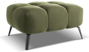 Taburet verde cu tapițerie din catifea Nalu – Makamii