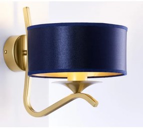 Jupiter 2115 - Aplică de perete KASZMIR 1xE27/15W/230V albastru/auriu