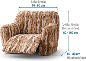Gaico Huse bielastice OCEANO NOU cărămizii fotoliu de relaxare (l. 70 - 90 cm)