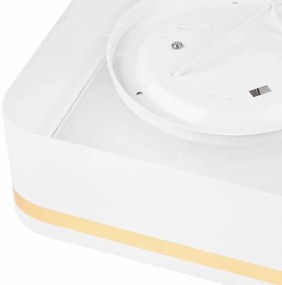 Plafonieră SIRJA SQUARE 2xE27/60W/230V 35x35 cm alb