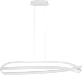 Lustra suspendata LED CCT OLIA aluminiu alb