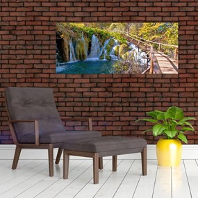 Tablou - Intrare in cascade (120x50 cm)