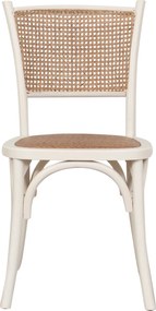 Scaun Thonet din lemn masiv si sezut din ratan