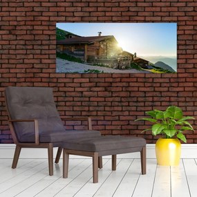 Tablou - Dimineața în Alpi Tirol (120x50 cm)