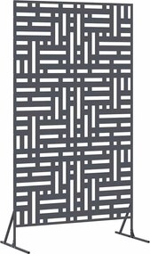 vidaXL Ecran de intimitate Antracit 100 x 50 x 180 cm Oțel