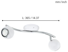 EGLO 31002 - LED Lampa spot BIMEDA 2xGU10/3W LED