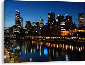 Tablou cu noaptea în Melbourne (70x50 cm)