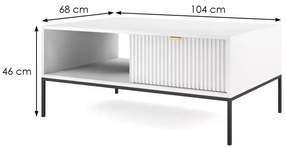 Masuta de cafea alba, NOVA L104