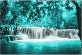 Tablou - Cascada albastră (90x60 cm)