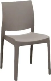 SET 4 SCAUNE PASTELLO - POLIPROPILENA - HORECA - BEJ TAUPE
