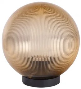 Glob cu soclu acrilic fumuriu 20cm E27 IP44 Luca EL0024391 Erste