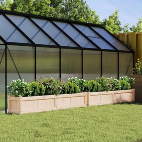 vidaXL Jardiniere de grădină, 2 buc., lemn masiv de pin