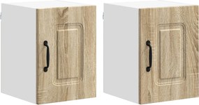 vidaXL Dulap de bucătărie Kalmar 2 pcs Stejar Sonoma 30 x 31 x 40 cm