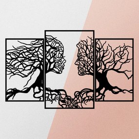 Accesoriu Decorativ de Perete Love Tree, Metal