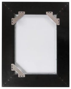 Oglinda dreptunghiulara cu rama din polistiren neagra/aurie Harper, 44,8cm (L) x 35,8cm (L) x 1,8cm (H)