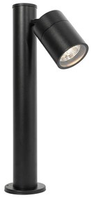 Lampa de exterior neagra 45 cm AR70 reglabila IP44 - Solo