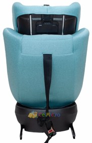 Scaun auto cu Isofix Baby Care, 0-36 Kg, rotire 360, Turquoise - SAB-14