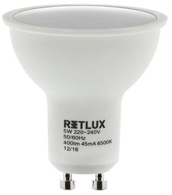 Retlux RLL 257 GU10 5W DL Bec LED (lumină de zi 6500K)