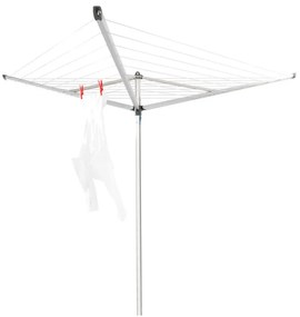 Uscator de rufe pentru exterior Brabantia Essential 1003460, 30 m, Baza pentru beton, Husa, Rezistent la coroziune, Inox