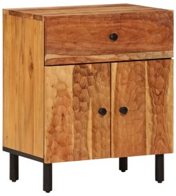356866 vidaXL Noptieră, 50x33x60 cm, lemn masiv de acacia